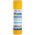 Prang Washable Glue Stick - 0.74 oz - Blue - 12 Pack-Rubs on blue and dries clear, handy twist-up applicator makes large projects easier