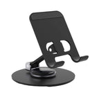 Uncaged Ergonomics RISE Swivel Adjustable Laptop & Phone Stand Riser Bundle - Black-Both stands have easily adjustable heights. 