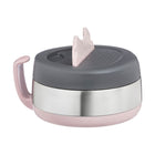 b.box Insulated Lunch Jar - 260 ml - Berry-Spork utensil included, tucks neatly into the custom bumper