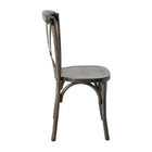 Flash Furniture - Chaise empilable Early American en bois à dossier en croix de la série HERCULES-Conception à dossier en croix