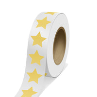 JAM Paper Standard Label Rolls - Star Shaped - 2 3/4 x 2 7/8 - Gold Matte Foil - 125 Labels/Roll-Colour: Durable Gold Matte Foil | Make your mail stand out with colourful shipping address labels.