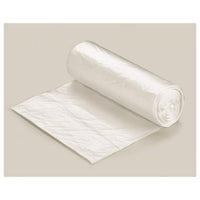 Berry Plastics Rhino-X Polyethylene Garbage Bag - 6 mic - 20" x 22" - Natural - 2000 Pack-Colour: Natural