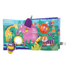 Manhattan Toy Soft Book Buzzing Through-Vibrantly colourful illustrations