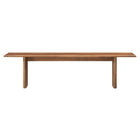 Modway Amistad 72" Wood Bench - Walnut-7