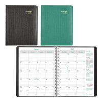 Brownline 2027 EcoLogix 14-Month Monthly Planner with Twin-Wire Binding - 11" x 8-1/2" - Assorted-14-month planner, December 2026
to January 2028