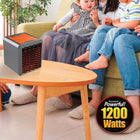 Handy Heater - Pure Warmth Chauffage d'appoint en céramique de 1200 watts-La technologie thermo-céramique transforme le froid en confort