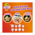 Crayola Scribble Scrubbie Pets Dinosaur Glow Combo Pack-This set features 7 Dinosaur Scribble Scrubbie Pets, 1 Scrub Brush, and 6 Markers!