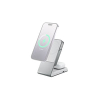 ALOGIC - Station de charge magnétique universelle Matrix 2-en-1 - Blanc-Design élégant et peu encombrant