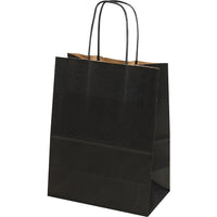Sacs d'achat en kraft coloré, petit, 10.3 po x 4.75 po x 9.75 po-Dimensions : 10.3 po l x 4.75 po P x 9.75 po L