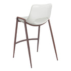 Zuo Desi Counter Stool - White/Walnut - Set of 2-7