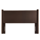 Modway - Rael Performance Velvet Tête de lit complète, Marron chocolat-Assemblée requise