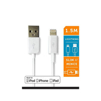 LOGiiX LGX-10911 Sync & Charge Jolt Lightning Cable, 1.5 M, White-Compatible with iPhone 5, iPod touch 5G, iPod nano 7G, iPad mini and iPad 4G the LOGiiX Sync and Charge Cable can be used with both Macs and PC.