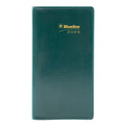 Blueline - 2026 Agenda mensuel de poche 18 mois - 6-1/2 po x 3-1/2 po - Couleurs assorties - Bilingue-50 % de papier recyclé post-consommation