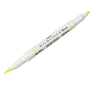 Zebra Mildliner Double Ended Brush Pen, Mild & Fluorescent, 5 Pack-Assorted Mild & Fluorescent