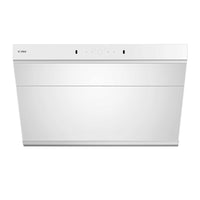 Fotile JQG7515W Slant Vent Series Range Hood - 30" - White-White tempered glass