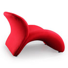Manhattan Comfort - Rosebud fauteuil d’appoint moderne 30,3" en mélange de laine rouge rembourré-Surface entièrement rembourrée remplie de mousse haute densité pour un confort total