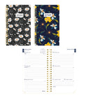 Blueline - 2026 Agenda hebdomadaire Blossom avec couverture en poly - 6 po x 3-1/2 po - Designs assortis - Bilingue-12 mois: janvier 2026 à décembre 2026