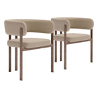 Zuo Ruge Dining Chair - Beige - Set of 2-Assembly not required
