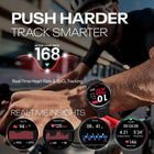 Reebok Pulse Smartwatch - 45 mm - Midnight Steel-24/7 vitals + always-on heart-rate monitoring track effort, recovery, and everything between