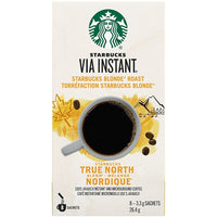Starbucks VIA Instant True North - 8 Pack-Instant and Microground Coffee