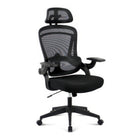 TygerClaw - Fauteuil de Direction Ergonomique en Maille avec Accoudoirs Ajustables et Appui-Tête-Le dossier en maille respirante et l'assise en tissu vous gardent au frais et à l'aise pendant des heures
