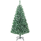 HOMCOM 6' Artificial Christmas Tree with Realistic Branches - Green-Christmas tree is an eye-catching addition to most home decor during the holidays 