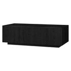 Hudson&Canal Paxton 48"W Rectangular Coffee Table - Black Grain-Tabletop features a weight capacity of 75 lbs