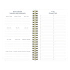 Blueline - Agenda Scolaire Hebdomadaire/Mensuel - 8 po H x 5 po l - Motif Floral (Blossom) - Bilingue-Jours fériés