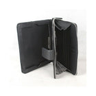 Karla Hanson Professional & Travel Prestige Leather 2-Faced Organizer Case for 9.7" iPad - Black-24H x 19W x 3D cm