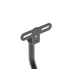 Kanto Height Adjustable Satellite Speaker Stands - Black-Hollow interior conceal cables and speaker wire