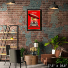 Led Zeppelin Mothership Poster with Gold Vinyl - Framed Print - 27" x 38"-Officially licensed product