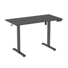 ShoppingAll Bureau Électrique Réglable en Hauteur avec Plateau Splice de 48 x 24 Pouces – Noir-Un seul moteur électrique offre des ajustements de hauteur en douceur, avec un module gyroscopique intégré pour un mouvement sécuritaire et stable, permettant un ajustement de hauteur de 72 cm à 118 cm / 28,3 po à 46,5 po (+ 2,54 cm / 1 po d’épaisseur de plateau).