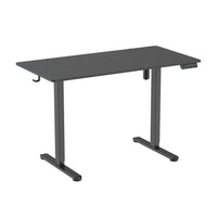 ShoppingAll Bureau Électrique Réglable en Hauteur avec Plateau Splice de 48 x 24 Pouces – Noir-Un seul moteur électrique offre des ajustements de hauteur en douceur, avec un module gyroscopique intégré pour un mouvement sécuritaire et stable, permettant un ajustement de hauteur de 72 cm à 118 cm / 28,3 po à 46,5 po (+ 2,54 cm / 1 po d’épaisseur de plateau).