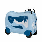 Samsonite Dream Rider Ride-On Kids Hardside Carry-on Luggage - Puppy-Elastic cross-straps help secure the contents