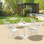 Zuo Shio Dining Chair - White-Chair Weight Capacity: Supports up to 350 lb