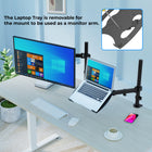 ShoppingAll Fully Adjustable Laptop Mount - Black-All necessary tools are included in the box for smooth and quick installation
