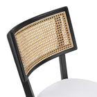 Modway Caledonia Wood Counter Stools - Black White - Set of 2-9