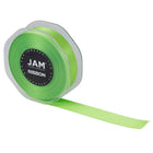JAM Paper Double Faced Satin Ribbon - 7/8" W x 25 yd. - Lime Green-Quantity: Roll Sold Individually