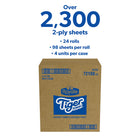 Royale Tiger Strong Paper Towel - 24 Pack-Royale Tissue Products are Carbon Neutral. Each year, forests we manage remove more carbon than is emitted in the lifecycle of Royale tissue products