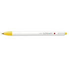 Zebra ClickArt Retractable Marker Pen - Yellow-Perfect for journaling, colour coding, drawing, and everyday writing.