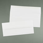 JAM Paper #10 Business Envelopes, 4 1/8 x 9.5, Strathmore Bright White Wove, 100 Pack (64933g)-Material: paper