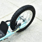 Aosom - Trottinette pour jeunes avec roue en caoutchouc gonflable de 12 po - bleu-Cadre léger mais solide permettant un transport facile lorsqu’il n’est pas utilisé 