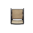 Manhattan Comfort Hamlet 22.64" Industry Chic Accent Chair - Black and Natural Cane - 2 Pack-30 Day Limited Manufacturer's Warranty