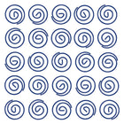JAM Paper Circular Paper Clips - Round - Dark Blue - 50 Pack-These colourful paperclips are great for organizing papers at home, school, or the office