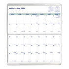 Blueline 18 Months Monthly Pocket Planner - July 2026 to Dec 2027 - 6 1/2" H x 3 1/2" W - Animals - Bilingual-Stitched binding