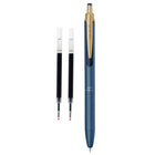 Zebra Sarasa Grand  Retractable Gel Ink Pens with 2 Reffils - 0.5 mm Tip - Blue Gray Barrel - Blue Ink-Convenient, easy push clip