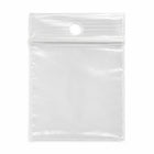 KL Rubber - Sac refermable en polyéthylène avec trou de suspension - 2 Mil - 1,5 x 1,5 po - paquet de 1000-Lèvre décalée avec fermeture refermable durable pour une ouverture facile et une fermeture sécurisée