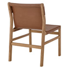 Modway Sonora Leather Dining Side Chair - Chestnut/Tan-7