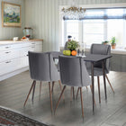 Homy Casa Desk Chairs with Armrests Beige Fabric  - 2 Pack-Dimensions: 17.1"D x 18.7"W x 31.9"H
