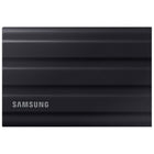 Samsung - T7 1TB USB 3.2 Gen. 2 Shield Portable SSD - Black-Drop resistant 3m